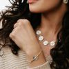 strieborny náramok
